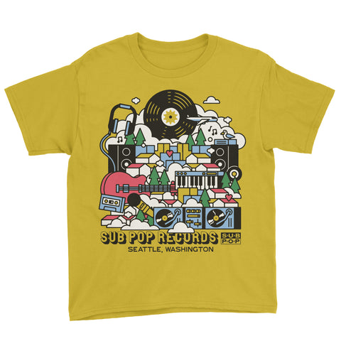 Youth City Of Music Gold T-Shirt