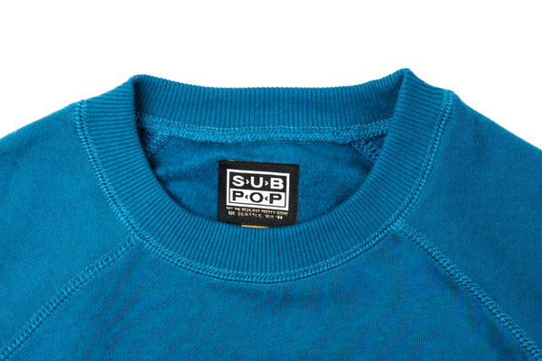 Sub Fuzz Sweatshirt Blue w/Olive