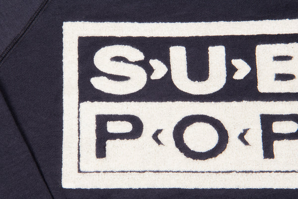 Sub Fuzz Sweatshirt Charcoal Grey w/White